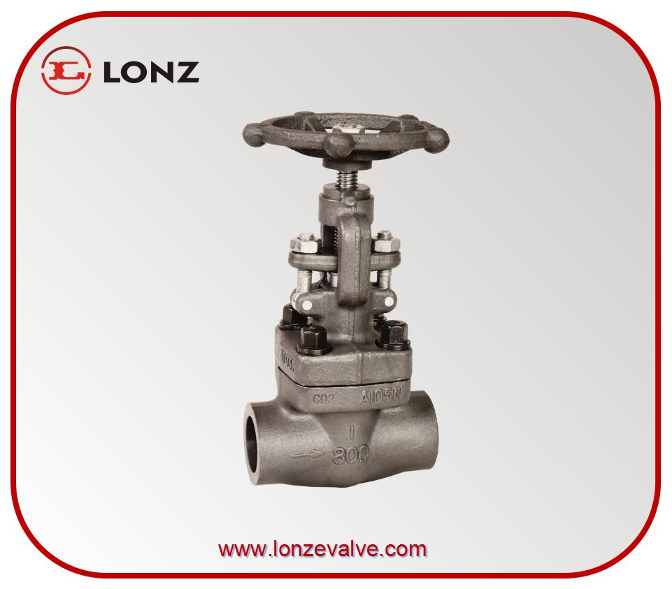 a105 800lb npt sw end forged globe valve